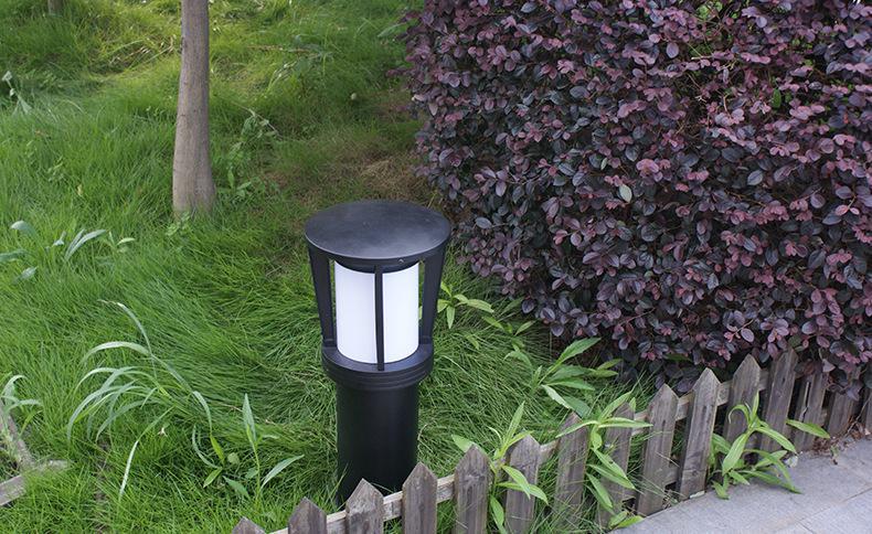 新款园林绿化灯具 花园草坪灯户外 黑色简洁大气装饰灯 led地埋灯厂家